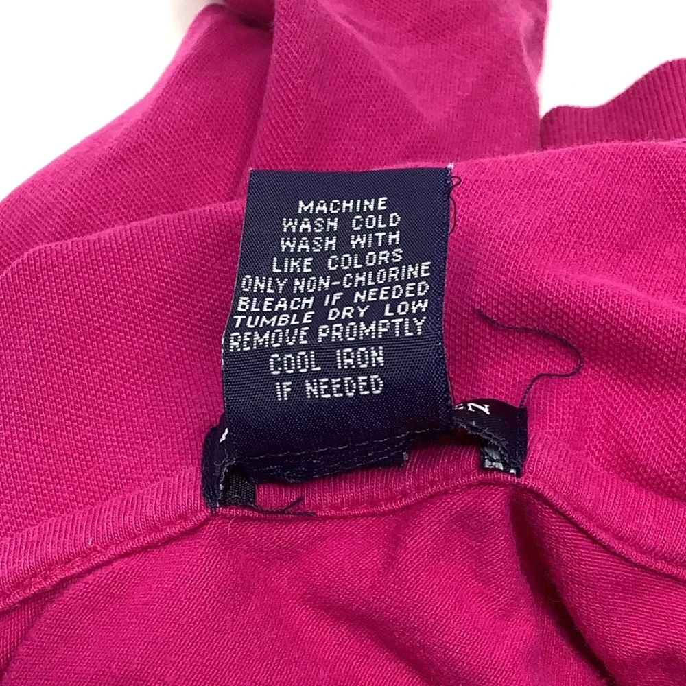 Ralph Lauren Pink Full Zip Hoodie Girls Size 18M Sweatshirt Pockets Long Sleeves